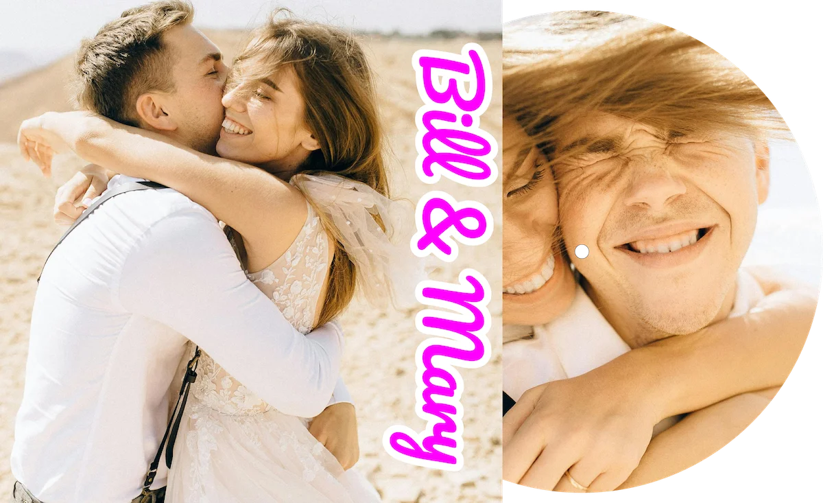 12 inch Photo Vinyl Record